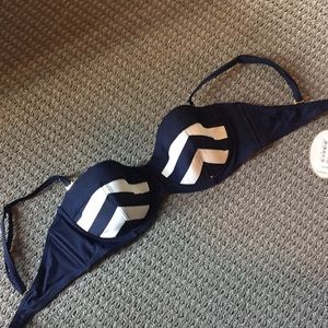 Navy Stripe Ted Baker Swimsuit Top